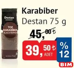 DESTAN KARABİBER 75 G